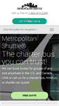 Mobile Screenshot of metropolitanshuttle.com